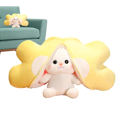 Aceirropy Bunny Stofftier Reversible - Reversible Stofftiere für Mädchen - Niedliche Stuffy Doll, Bunny Puppe, Toast Design für Kinder Erwachsene Mädchen von Aceirropy