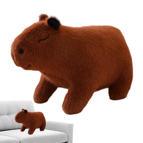 Aceirropy Capybara Plüschtier, Capybara Stofftier,10 Zoll Capybara Spielzeug - Verspielter Begleiter, Plüschtiere, Tischdekoration für Zuhause, Wohnzimmer und Schlafzimmer von Aceirropy