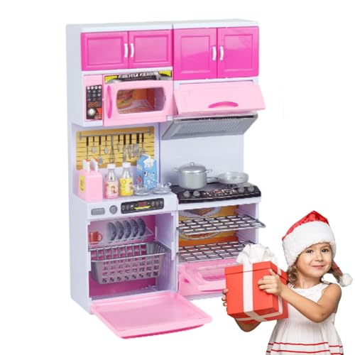 Aceirropy Pretend Kitchen, Küchenspielset,Lustiges kleines Küchenspielset für Kleinkinder - Rollenspielspielzeug für Kinder, Küchen-Kochspielset, Lernspielzeug für Mädchen und von Aceirropy