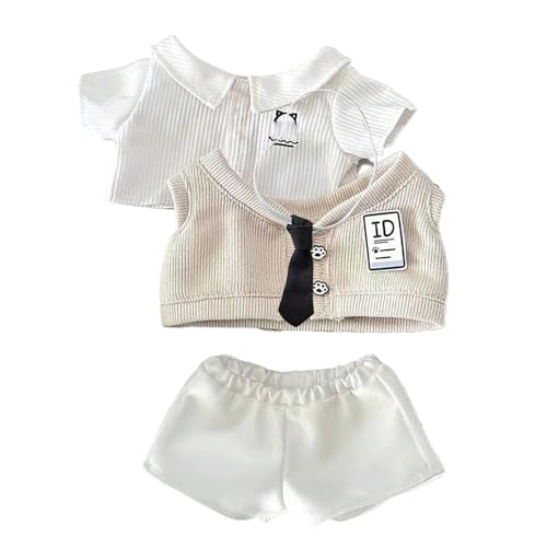 Aceirropy Puppenkleidung und Zubehör – weiche Schulpuppenkleidung, 20 cm, Puppen-Outfit, Hose, Puppenzubehör, Ersatz, schönes Kleid Outfits für Puppe von Aceirropy