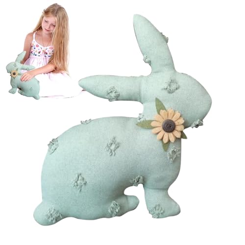 Aceirropy Weiche Hasenpuppe, Osterhasenpuppe,Plüschhasen - Bunny Stuffed Animal, Kaninchenpuppe entzückende, weiche Plüschspielzeug für Ostergeburtstag Weihnachtsfestivals von Aceirropy