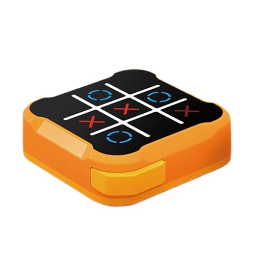 Tic-Tac Toe Bolt-Spiel, Elektronisches Tic-Tac-Toe-Spiel, Tic-Tac Toe-Spiel, 3-i n-1-Handheld-Puzzlespielkonsole, Tic-Tac Toe-Brettspiel, Schach, Klassische Brettspiele, Tragbare Reisespiele von Aceirropy