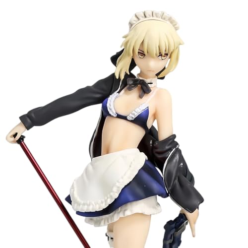 Acfigure Saber Anime-Figur, Höhe 24 cm, FGO Altria Pendragon Cartoon-Charakter, Badeanzug, Styling-Statue, Modell für Desktop-Dekorationssammlungen von Acfigure