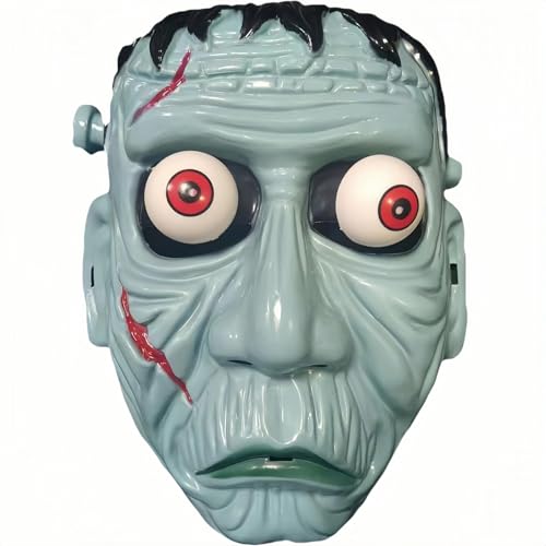 Acfigure Spring Eyeball Halloween Maske Horror Scream Maske Nasks für Erwachsene Weird Stuff Geeignet für Kostümparty Rollenspiel (Blau) von Acfigure