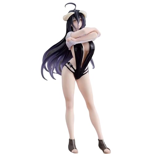 Albedo Anime Figur Overlord Charakter Figuren Statue in schwarzem Badeanzug 20 cm Modell zum Ausstellen von Acfigure