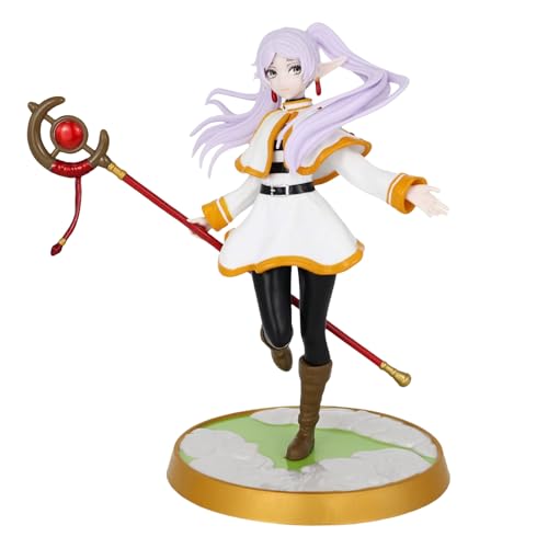 Anime Figur Frieren Charakter Figuren in 21cm stehender Pose mit Sockel für Dekoration und Sammlung von Acfigure