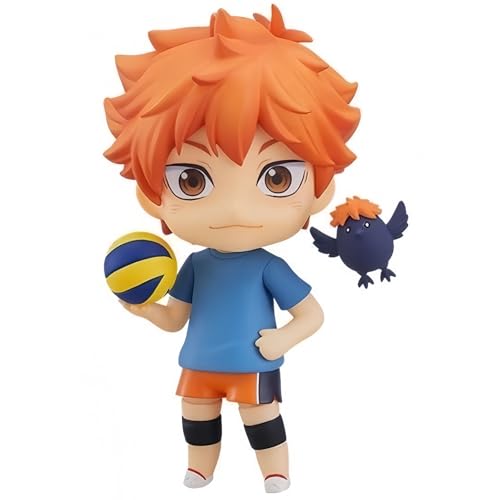 Anime Hinata Shoyo Kotaro Bokuto Figur Statue Haikyuu Actionfigur 10cm Mobile Joint Cartoon Charakter Zubehör PVC Modell für Desktop Dekoration Kollektionen (Hinata Shoyo) von Acfigure