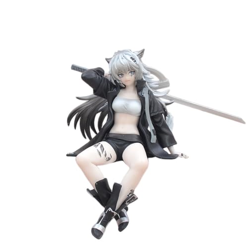 Arknights Figur The game character Lappland Sitting position PVC Anime Figure Statue Desktop Decoration Gift for Anime Fans von Acfigure