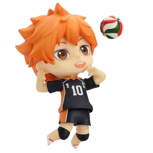 Hinata Shōyō Anime Figuren 10cm Haikyuu Charakter Figur Sammelstatuen mit beweglichen und austauschbaren Teilen zur Dekoration (Hinata Shōyō) von Acfigure