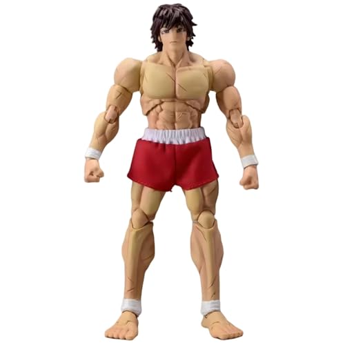 Hanma Baki Anime Figuren 17 cm Sammelstatuen mit beweglichen Gelenken und austauschbarem Zubehör von Acfigure