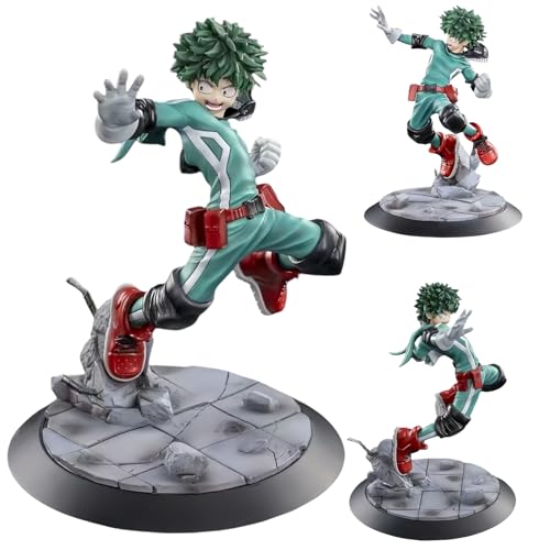 MHA Anime Izuku Midoriya Figur, PVC-Modell, 17 cm, Cartoon-Charakter, Actionfigur, Statue für Desktop-Dekoration, Sammlungen von Acfigure