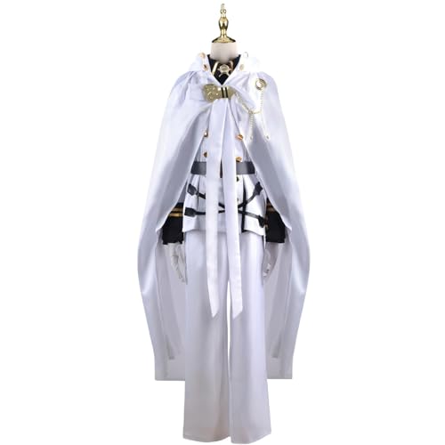 Mikaela Hyakuya Anime Cosplay Kleidung Seraph des Endes Charakter Kostüm Spiel mit Zubehör für Halloween (Kostüm, XXXL) von Acfigure