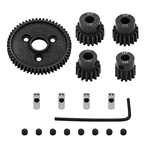 Acfthepiey Metal Steel 32P 54T Gear with 13T 15T/17T/19T Gear Sets Replace for 1/10 Slash 4WD/2WD/VXL von Acfthepiey