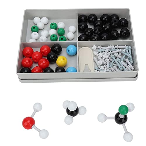 Acfthepiey Molekularmodell, 122-teiliges Chemie-Molekularmodell-Set, Atomstruktur-Modellbausatz von Acfthepiey