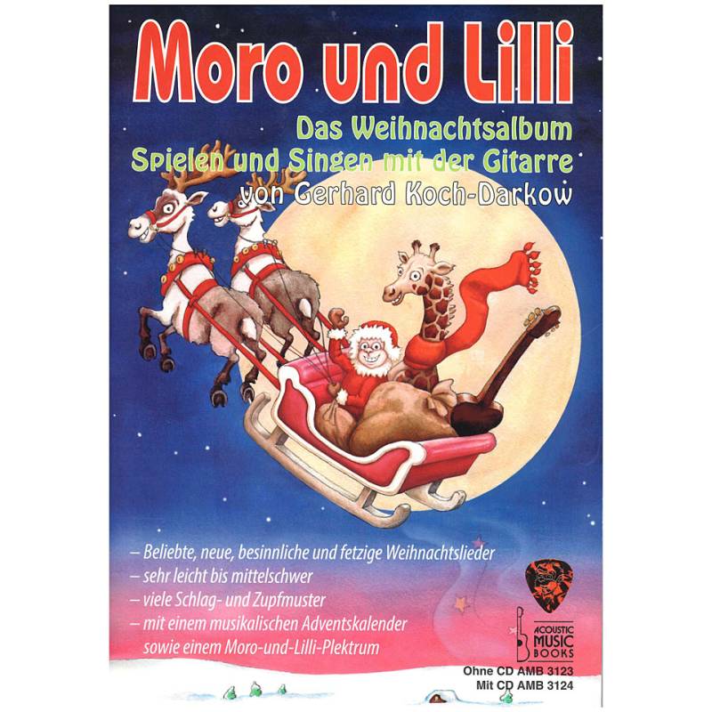 Acoustic Music Books Moro und Lilli - Das Weihnachtsalbum Lehrbuch von Acoustic Music Books