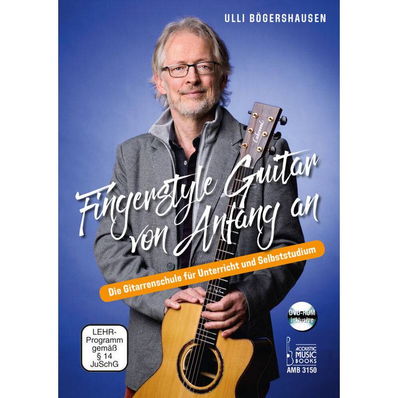 Fingerstyle Guitar von Anfang an, m. DVD-ROM von Acoustic Music Books