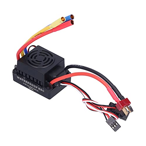 60A RC Bürstenloser Wasserdichter Elektronischer Geschwindigkeitsregler ESC für 1/10 Ferngesteuertes Auto 60A ESCElektronischer GeschwindigkeitsreglerBrushl ESCBrushl ESC1/10 von Acouto