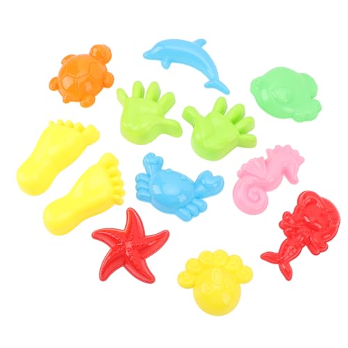 Acouto 12 -pcs Sandformen Setzen Sie Mehrere Verschiedene Formen Sandwerkzeuge mit Aufbewahrungsbeutel für Strand Im Freien, Diese Sind Spielzeugfarben mit Int Sandmodus und Werkzeugformen und Acouto 12 -pcs Sandformen Setzen Sie Mehrere Verschiedene Formen Sandwerkzeuge mit Aufbewahrungsbeutel für Strand Im Freien, Diese Sind Spielzeugfarben mit Int Sandmodus und Werkzeugformen und von Acouto