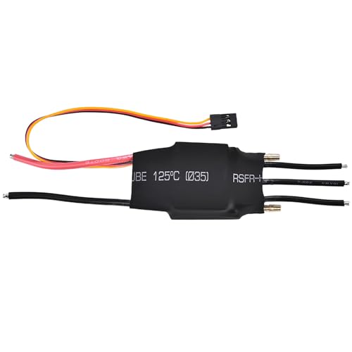 Acouto 60A Brushl ESC-Kühlung Elektrischer Geschwindigkeitsregler mit 5V/3A UBEC für Optimale Temperaturen Dieses Kühlsystems für RC-Bootsmodelle Hilft, den Service von Waterco ESCESCRC von Acouto