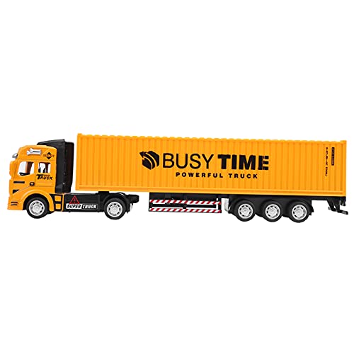 Acouto Container -LKW -Modus 1: 48 Leichtmetall -Container -LKW -Modell Spielzeug Hochsimulationsauto -Spielzeug Fahrzeuggastwagenmodellmodell Maximal und unterhaltsam. Robust Kann Dem von Acouto