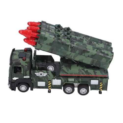 Acouto Gepanzerter Trägerraketen-Truck, Realistisches Sammlermodell für mit Einzigartigen Ton- und Lichteffekten für Spannende Spielzeiten [Panzerfahrzeug-Automodell, Hoher Realismus, von Acouto