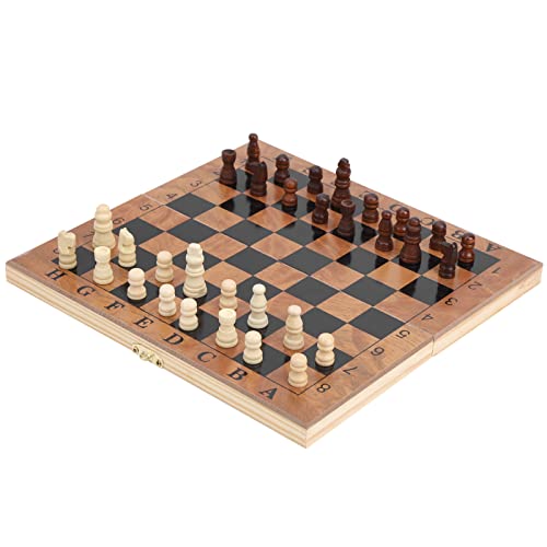 Acouto Holzkästchen Ch Chessboard Checkers 3 in Schachbrett mit Chessman Dies Ist für Premium -Erlebnis gefertigt. Sind Nicht Fo Chessboardwooden Chessboardcheckerboard3 in von Acouto