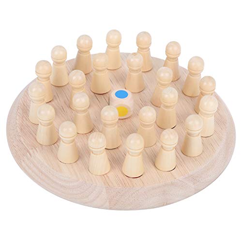 Acouto Memory-Schach aus Holz, Blockboard-Lernspiel, Intelligentes Memory-Match-Schach aus Holz für und Erwachsene von Acouto