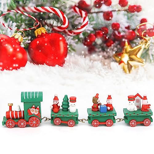 Acouto Niedliches Weihnachts-Waggon-Abteil-Spielzeug, Weihnachtsdekoration, Ornament, Grün, mit Wunderschönen Ornamenten. Ihr Design Soll für ToyChristmas TrainChristmas ToyChristmas von Acouto