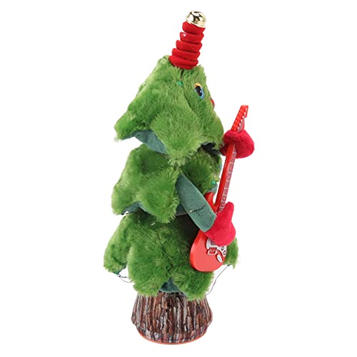 Acouto Singender, Tanzender Weihnachtsbaum, 8 Lieder, Elektrischer Singender Weihnachtsbaum für Weihnachtsbaumspielzeug, Gitarrenstumpf, Weihnachtsbaum, der Zum Lachen bringt. von Acouto