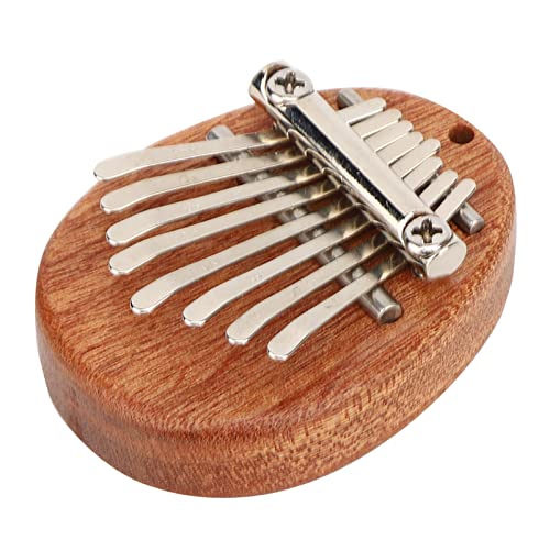 Eigenschaften: 1. Super Mini Schön und süß mit Herzförmigem Kristall Kalimba 8 Tasten Kalimba Musikinstrument Spielzeug Daumenklavier Kompakt und Leicht Schöner Klang Bankett von Acouto