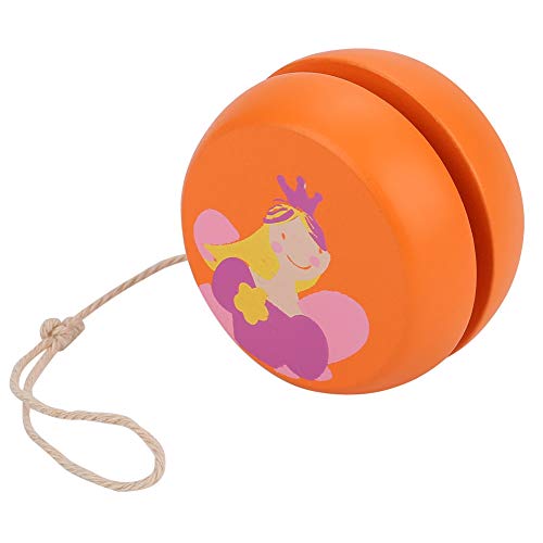 Lern- und Lernspielzeug mit JoJo-Ball aus Holz für Zum Lernen und Spaß, Ideales für (orange Prinzessin) von Acouto