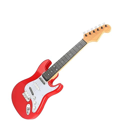 Mini-E-Gitarren-Spielzeug für Kinder, E-Gitarren-Spielzeug für Kinder, Echtes Gitarrenerlebnis, Mehrere Funktionen, Authentisches Aussehen, Leicht und Tragbar, Sicheres Material, von Acouto