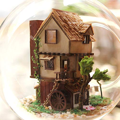 Puppenhaus, DIY Puppenhaus, Niedliches Puppenhaus, Miniatur, Handgefertigt, Puppenhaus-Kit, Perfektes DIY-Geschenk von Acouto