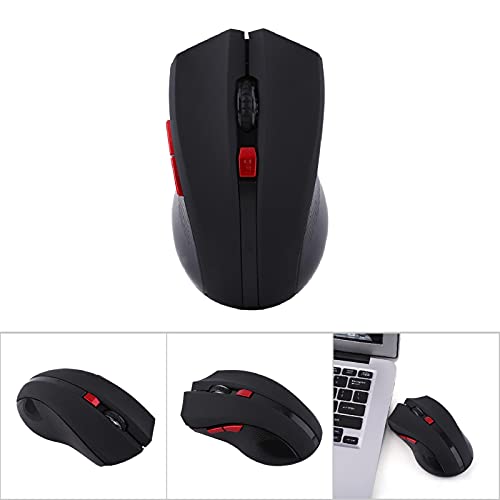 Universelle 2,4 -GHz -drahtlose Mechanische Gaming -Maus, Tragbare Optische Maus mit 6 Tasten für Einfaches Internet -Surfen, Ideal für PC -Gaming -Enthusiasten, Leichtes ABS von Acouto