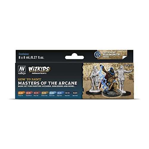 Farb-Set, WizKids Master of The Arcane, 8 x 8 ml von Vallejo