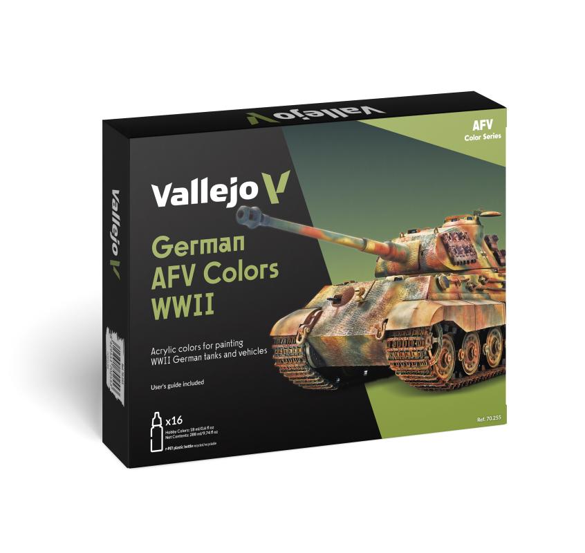 Farb-Set AFV Color WWII - 16 x 18 ml von Acrylicos Vallejo