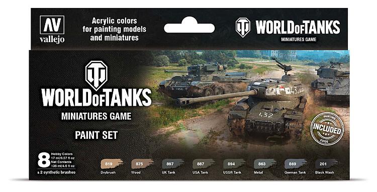 Farb-Set - World of Tanks von Acrylicos Vallejo