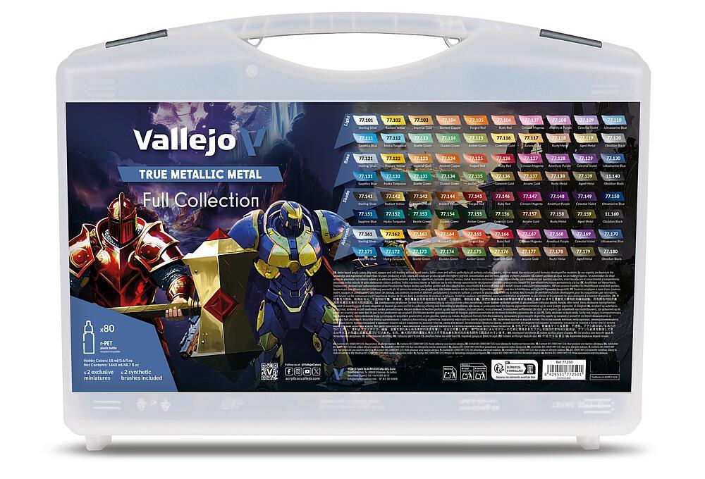Farbkoffer - True Metallic Metal - 80 x 18 ml Farbkoffer - True Metallic Metal - 80 x 18 ml von Acrylicos Vallejo