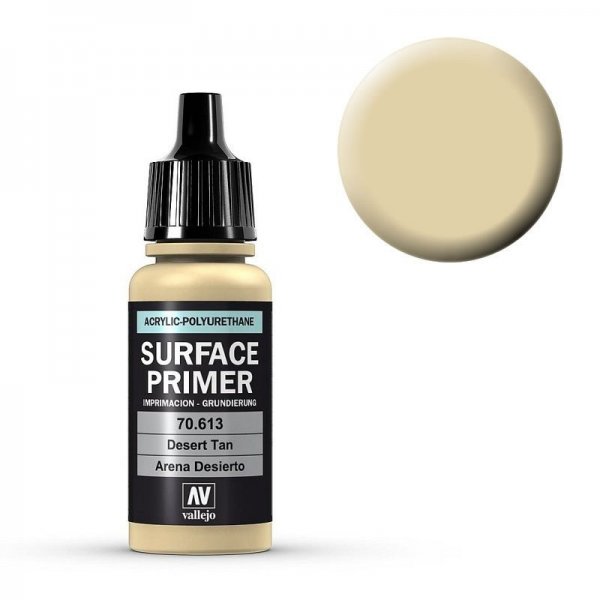 Grundierung Desert Tan Base 17ml (Surface Primer) von Acrylicos Vallejo