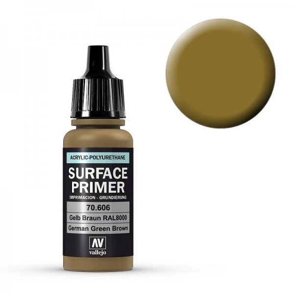 Grundierung German Grün Braun (RAL8000) 17ml (Surface Primer) von Acrylicos Vallejo