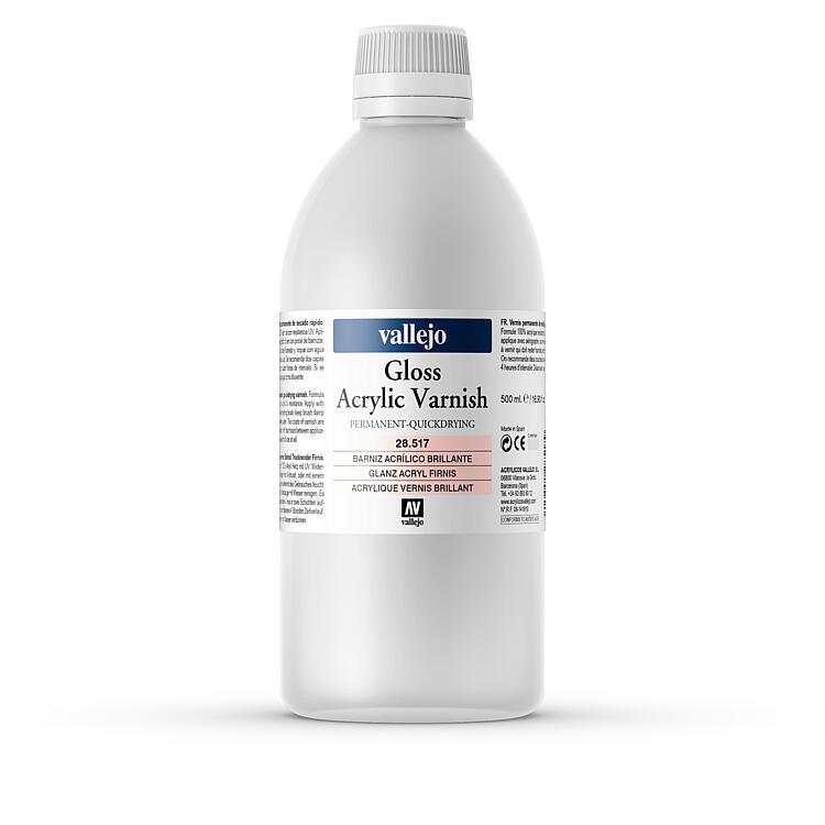 Lack, klar - 500 ml von Acrylicos Vallejo