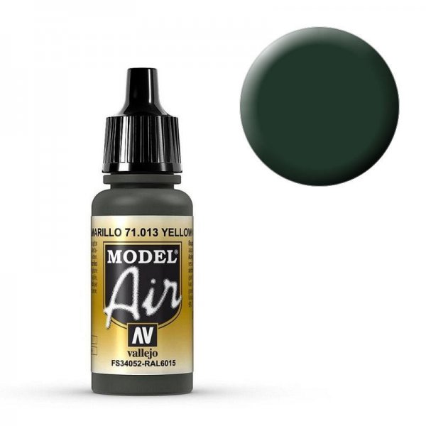 Model Air - Olivgelbgrün (Yellow Olive) - 17 ml von Acrylicos Vallejo