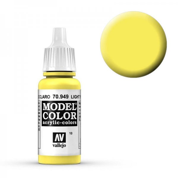 Model Color - Schwefelgelb (Light Yellow) [010] von Acrylicos Vallejo