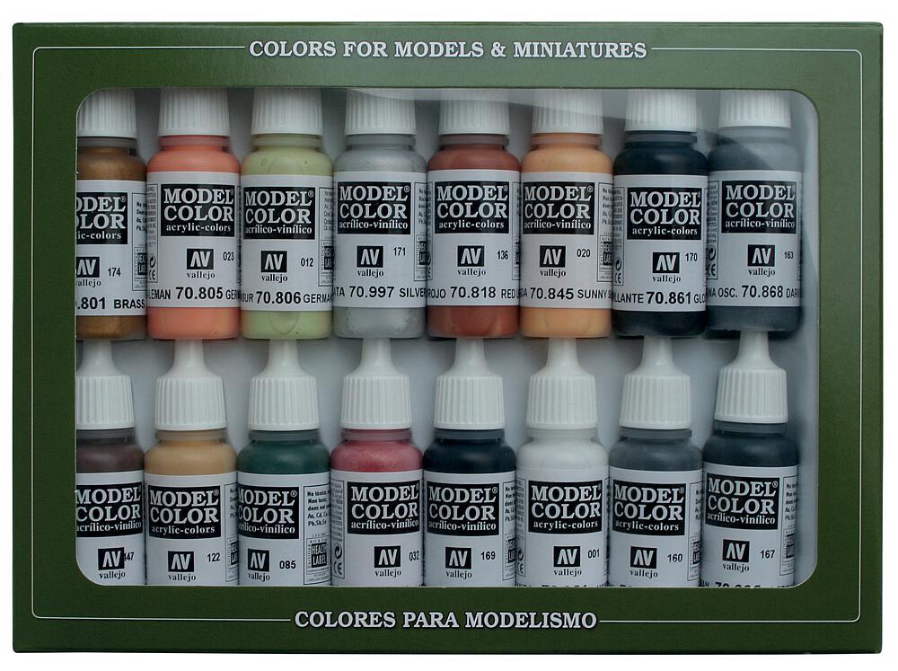 Model Color Set 07: WWII German Colours (16) von Acrylicos Vallejo