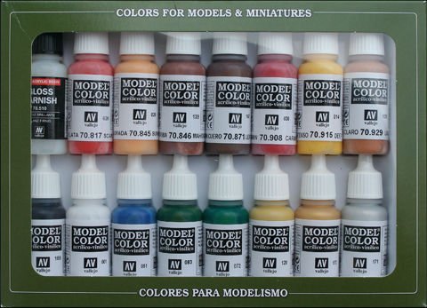 Model Color Set American Revolution (16) von Acrylicos Vallejo