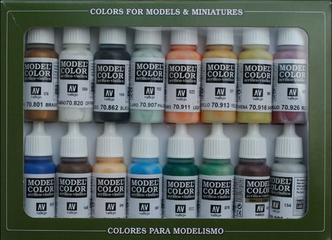 Model Color Set Naval (Stream Era) (16) von Acrylicos Vallejo