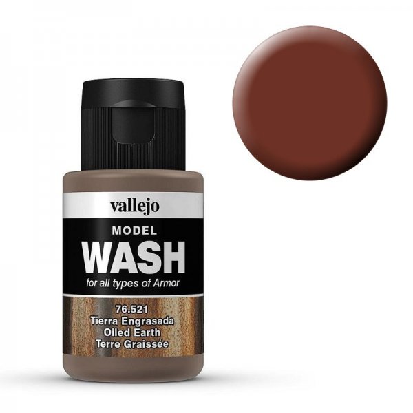 Model Wash 521 - Oiled Earth von Acrylicos Vallejo