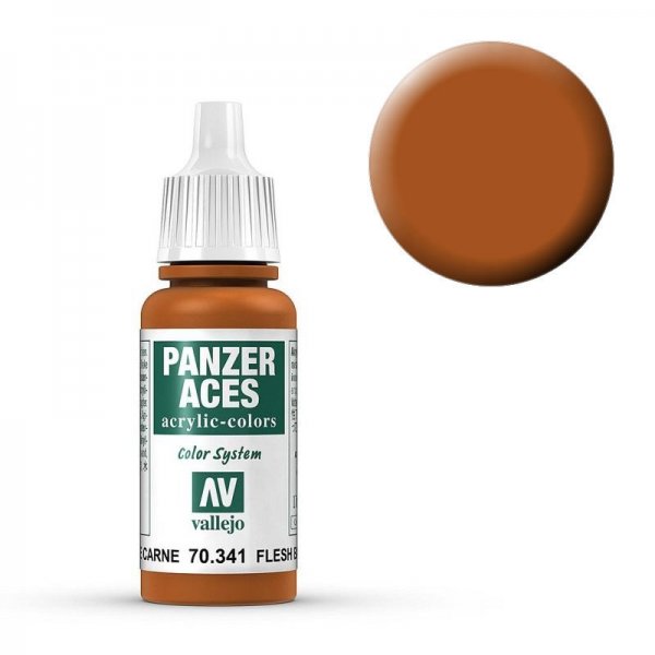 Panzer Aces 041 Flesh Base 17 ml von Acrylicos Vallejo