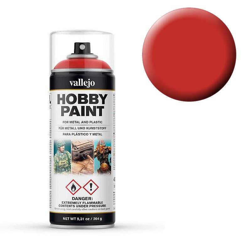 Scarlet Red, Fantasy, Sprühdose (400ml) von Acrylicos Vallejo