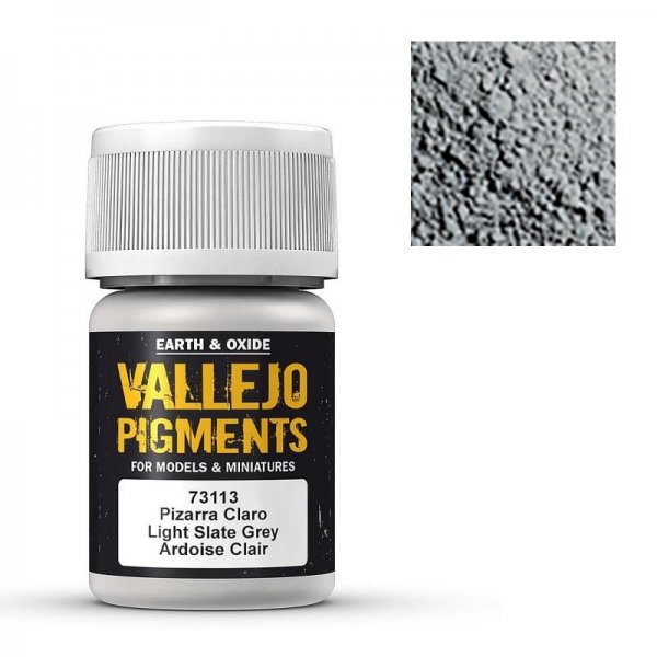 Vallejo Pigment Light Slade Grey 30ml von Acrylicos Vallejo